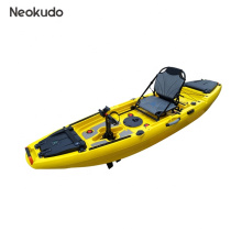 2020 hot selling single person rotomolded pedal kayak with aluminum seat